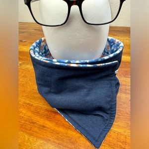 Denim & Fleece Scarf Wrap